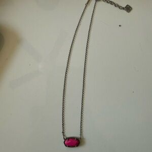 Kendra Scott Pink Pendant Necklace